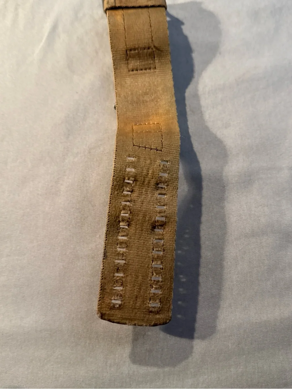 Nixon “The Scout” Military Style Brown Dial Canvas Strap Watch